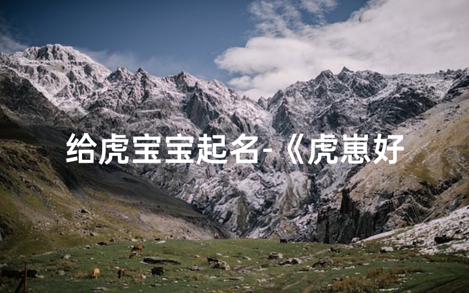 给虎宝宝起名-《虎崽好宝宝取名大全：寓意吉祥的名字精选》