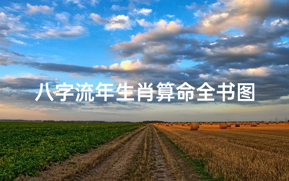 八字流年生肖算命全书图片高清(八字算命最好的书)