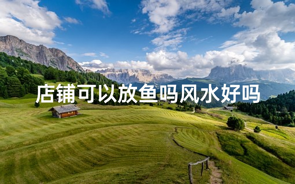 店铺可以放鱼吗风水好吗