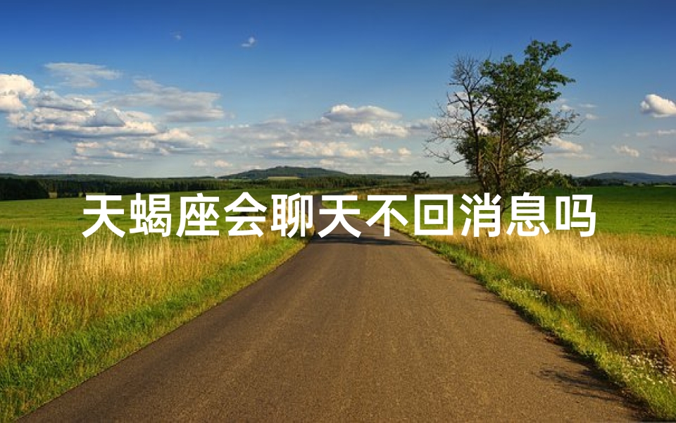 天蝎座会聊天不回消息吗