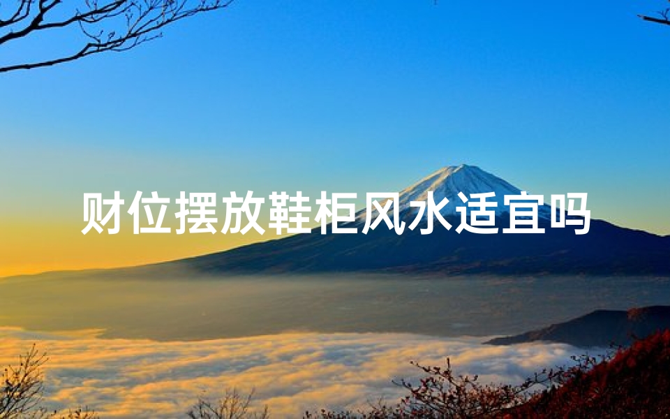 财位摆放鞋柜风水适宜吗？