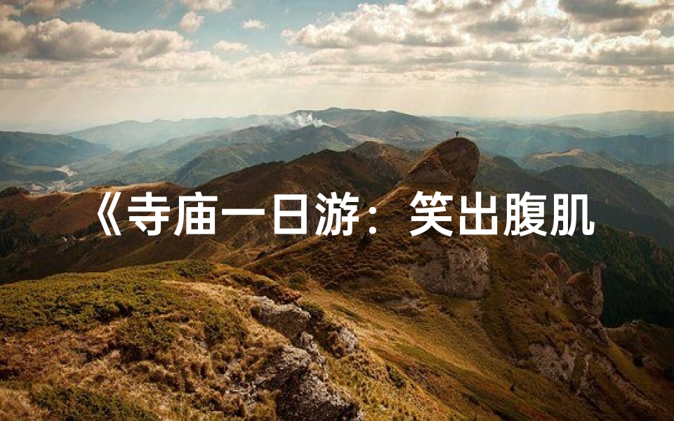 《寺庙一日游：笑出腹肌的佛门奇遇记》