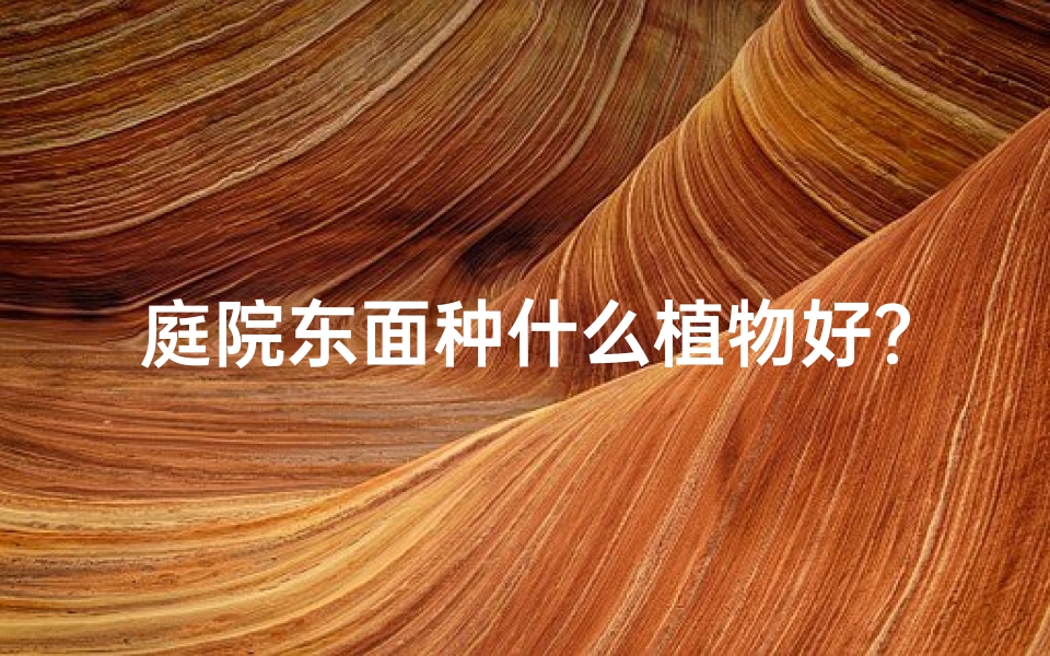 庭院东面种什么植物好？-庭院东边种树风水讲究多