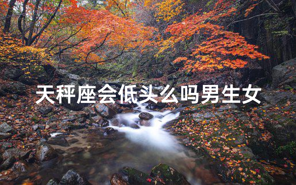 天秤座会低头么吗男生女生-《天秤男女生：低头背后的秘密》