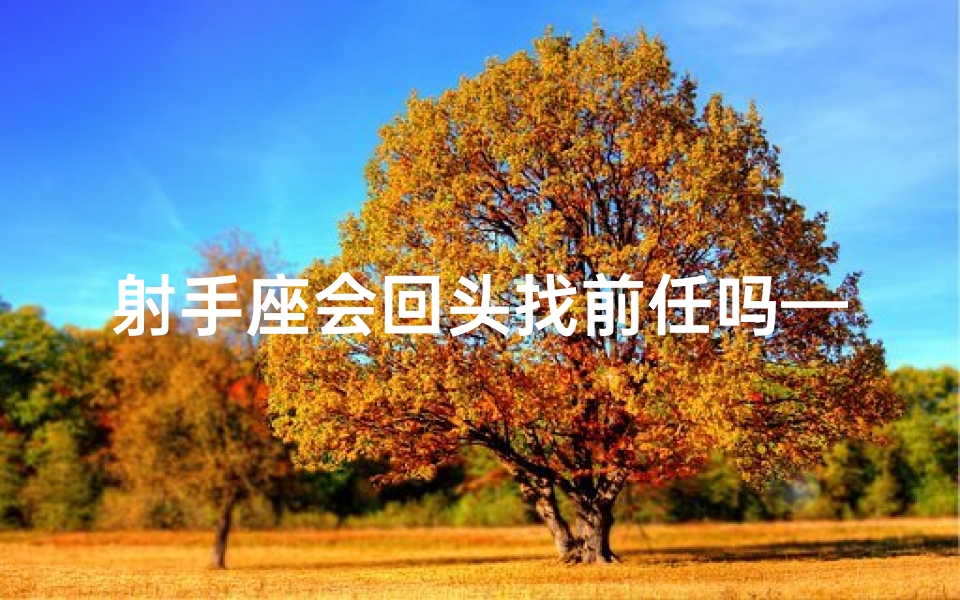 射手座会回头找前任吗—《射手座前缘再续：能否找回旧爱？》