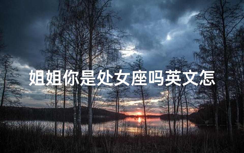姐姐你是处女座吗英文怎么说呢