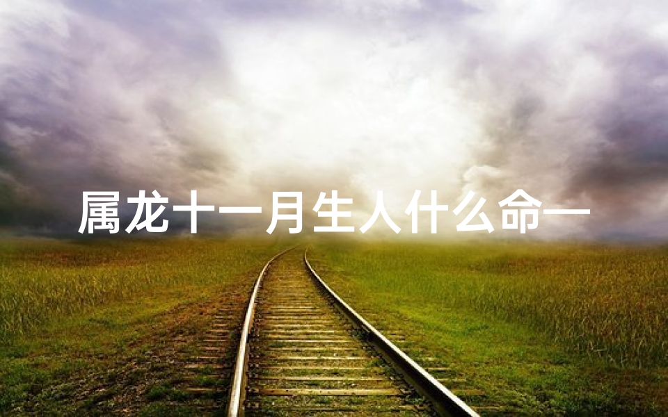 属龙十一月生人什么命—属龙11月火命揭秘：火命特质大解析