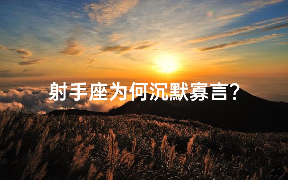 射手座为何沉默寡言？