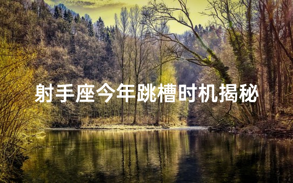 射手座今年跳槽时机揭秘
