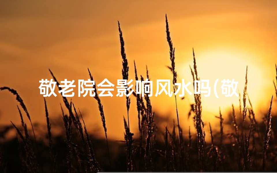 敬老院会影响风水吗(敬老院选址：风水影响之谜探究)