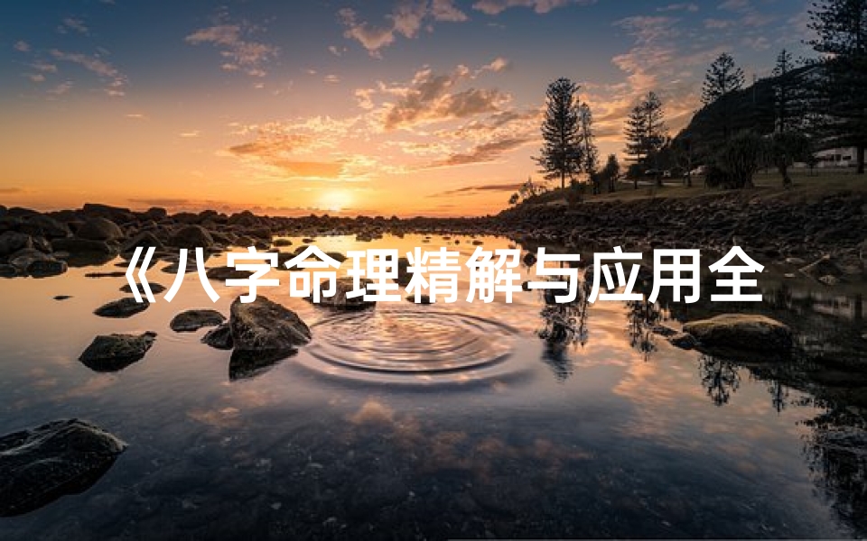 《八字命理精解与应用全析》